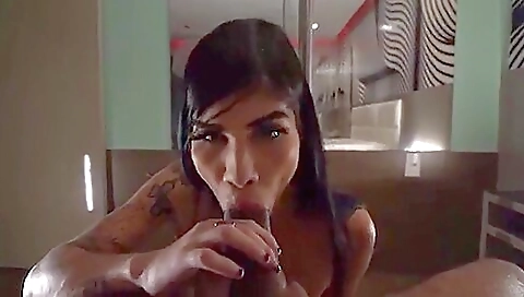 A gorgeous amateur porn video showing her ass being fucked