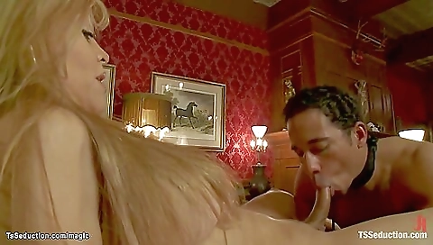 Two latina women are deep throating and getting anal