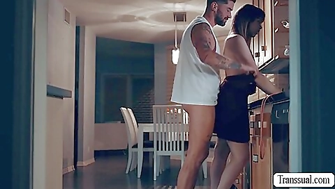 Stepbro takes it in her asshole  and gets fucked well