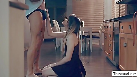 Busty brunette babe gets a deepthroat and anal sex by her brother